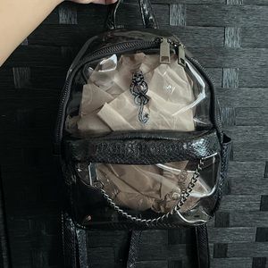 Harry Potter Universal Studios clear mini backpack